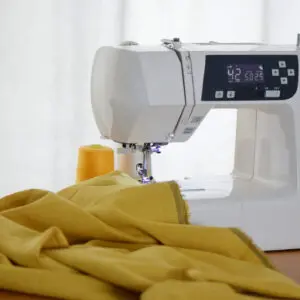 Sewing machine ready for stitching